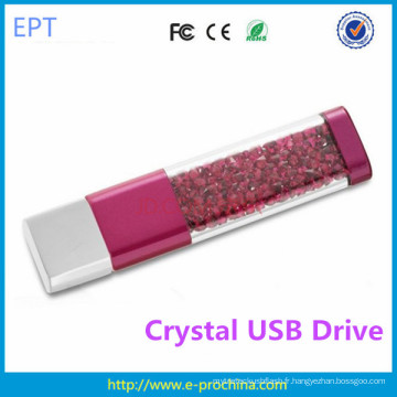 Lecteur de mémoire flash USB cristal de qualité supérieure (EPT516)